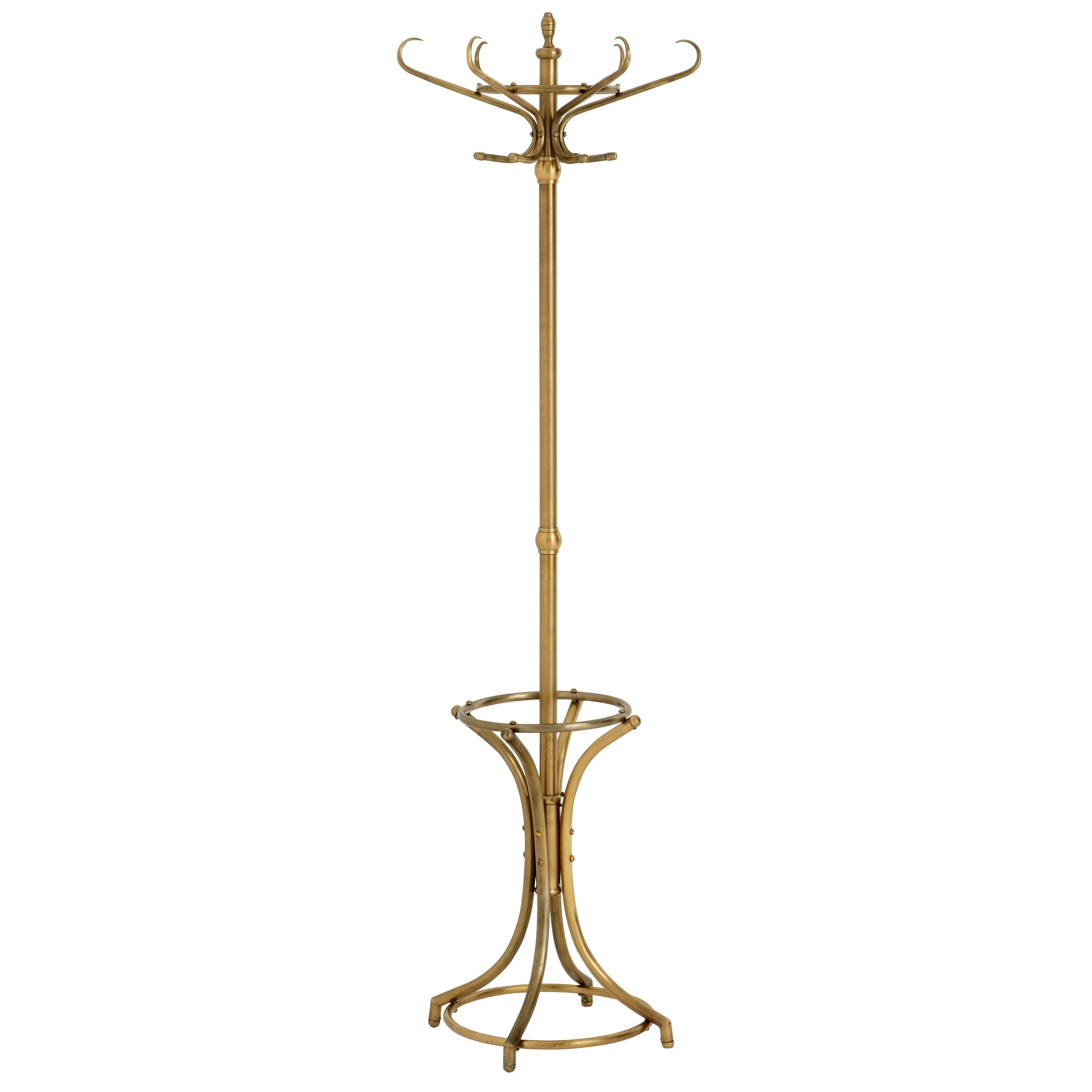 104963 - Coatrack Kent antique brass finish