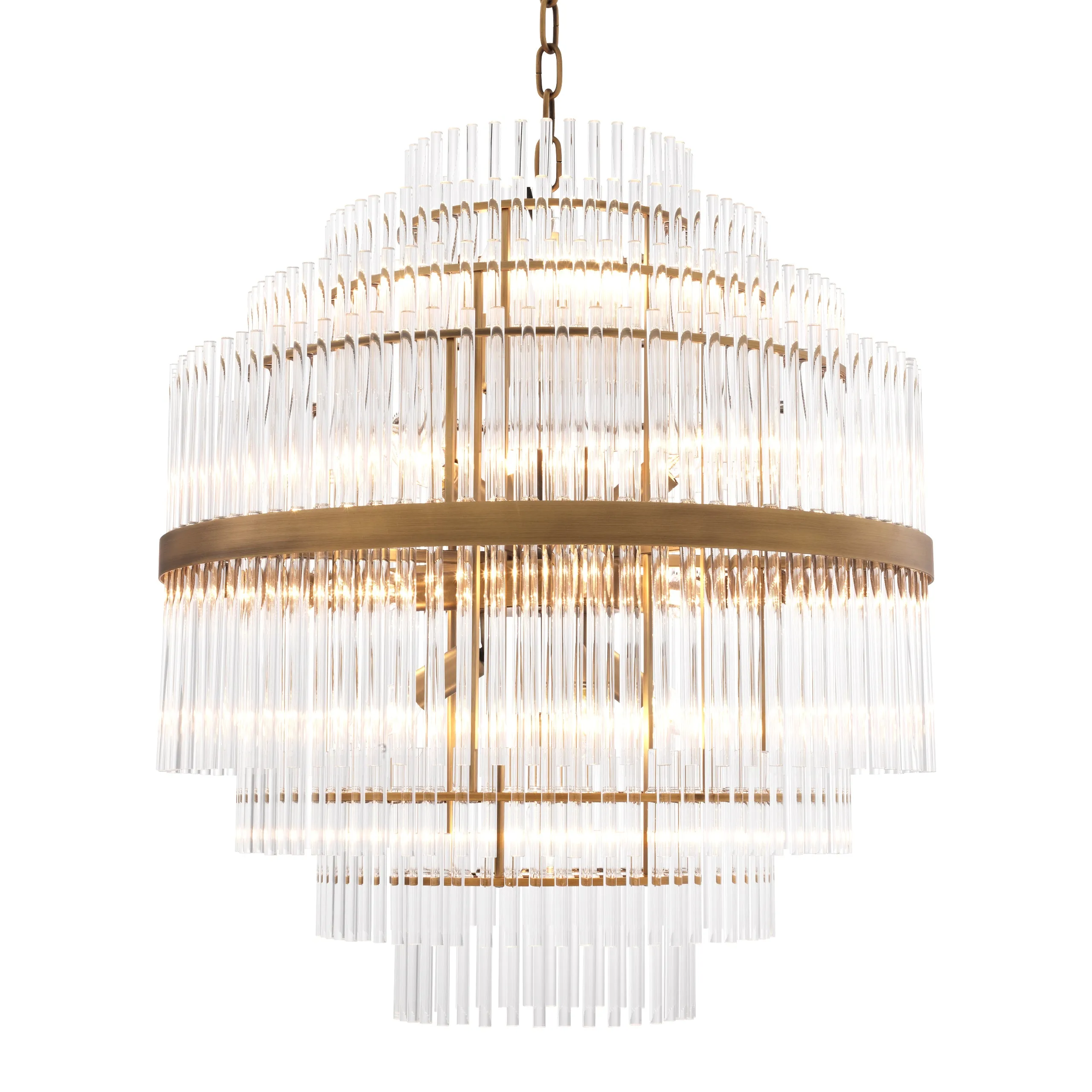 112172UL - Chandelier East antique brass finish