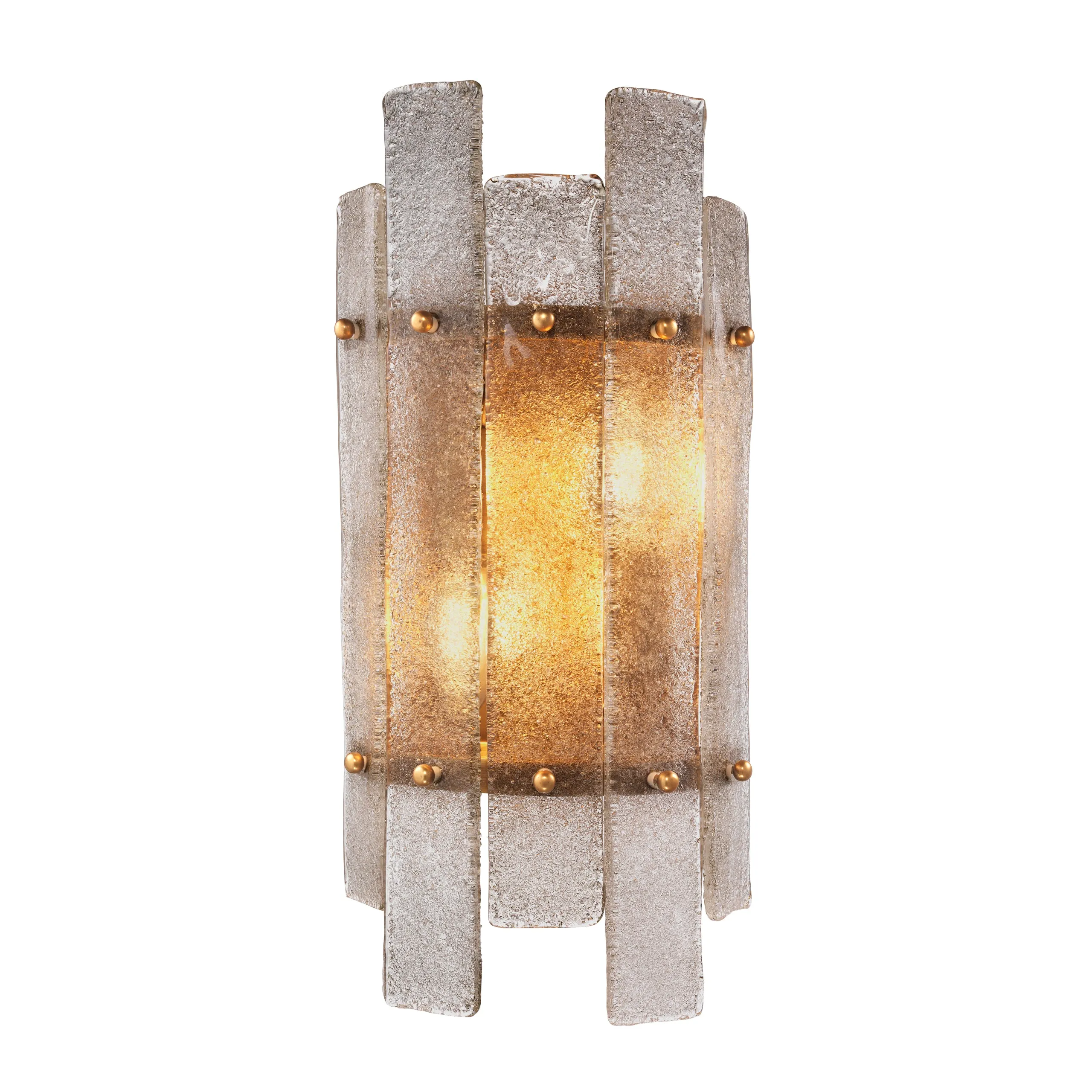 112655UL - Wall Lamp Caprera antique brass finish