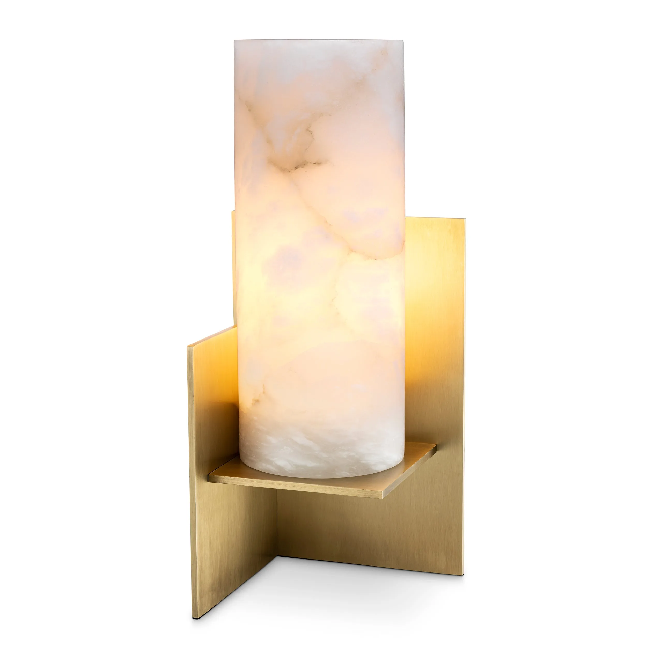 114989UL - Table Lamp Frisco antique brass finish UL