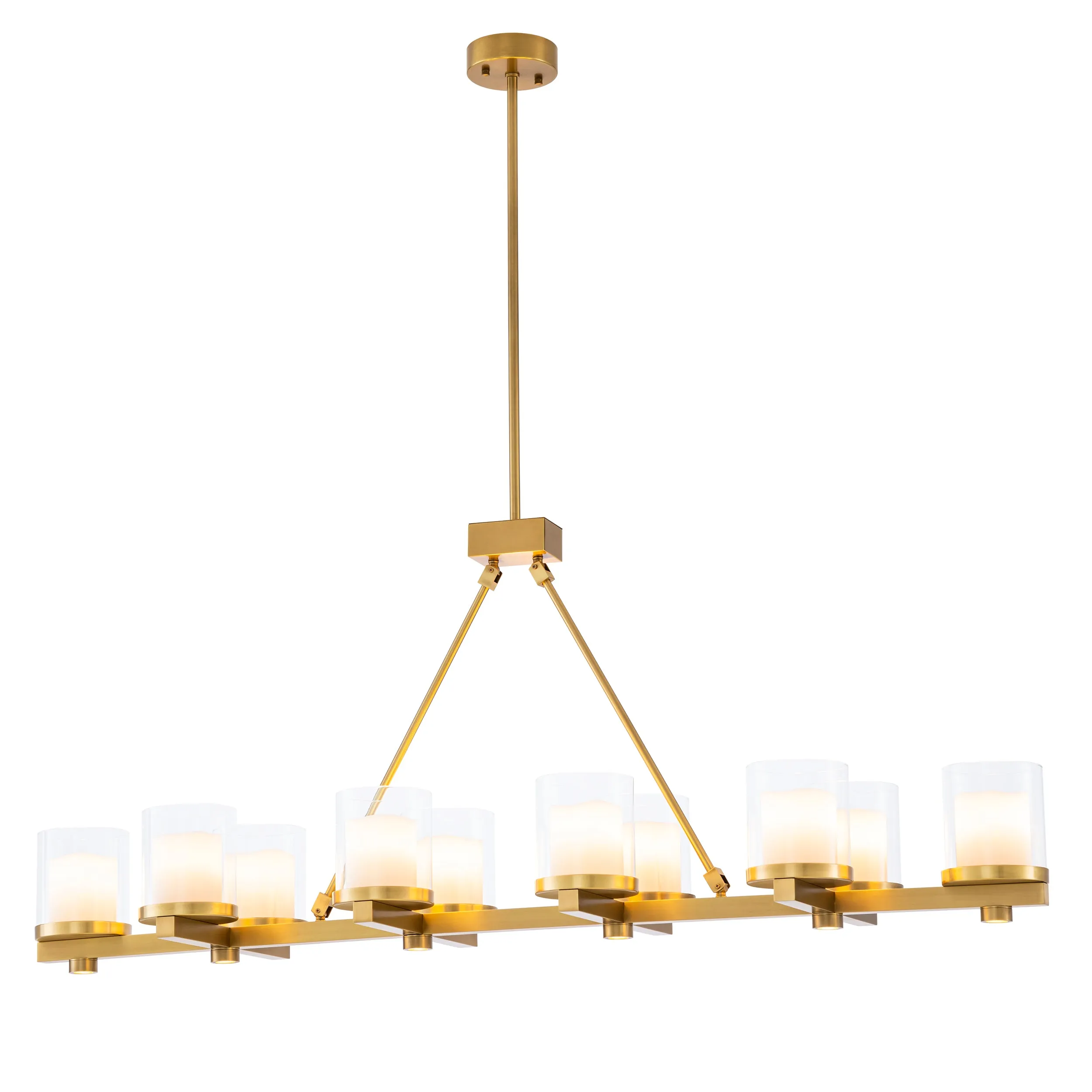 115300UL - Chandelier Donovan antique brass finish