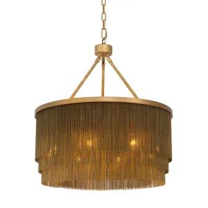 115910UL - Chandelier Tissot S antique brass finish UL