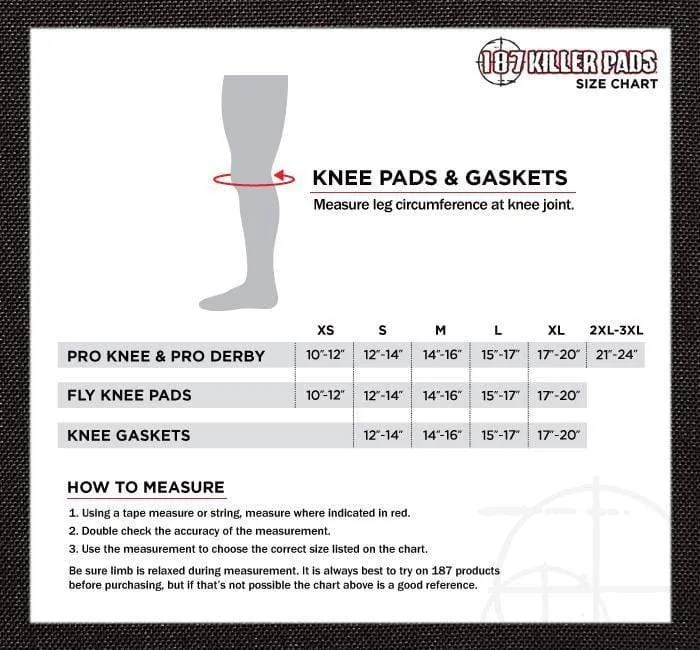 187 Killer Pads - Pro Derby Knee
