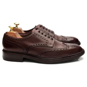 1880 'Badminton 2' Dark Brown Grain Leather Derby Brogues UK 7.5 G