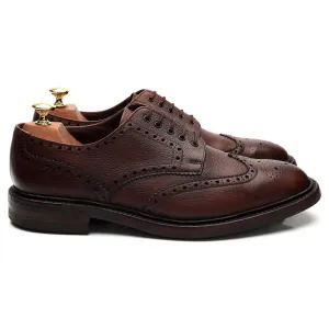 1880 'Badminton 2' Dark Brown Leather Derby Brogues UK 8.5 G