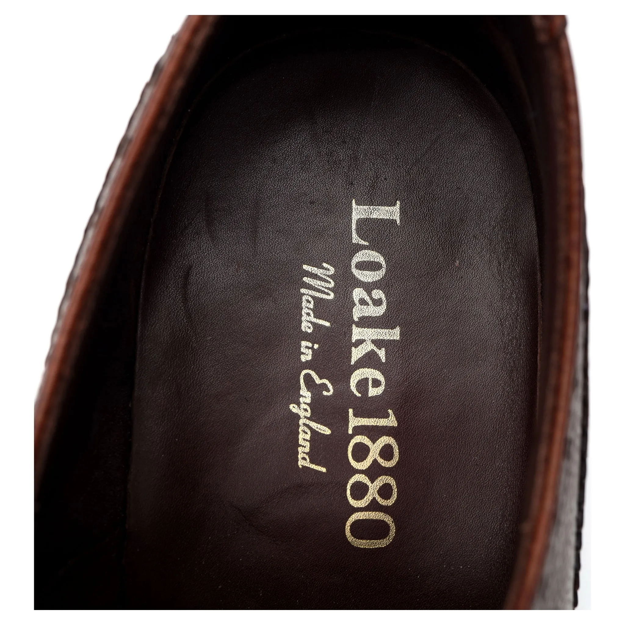 1880 'Badminton 2' Dark Brown Leather Derby Brogues UK 8.5 G