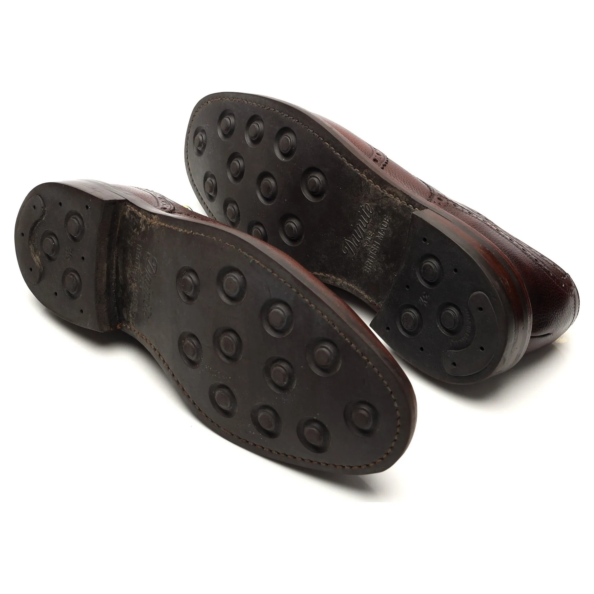 1880 'Badminton 2' Dark Brown Leather Derby Brogues UK 8.5 G