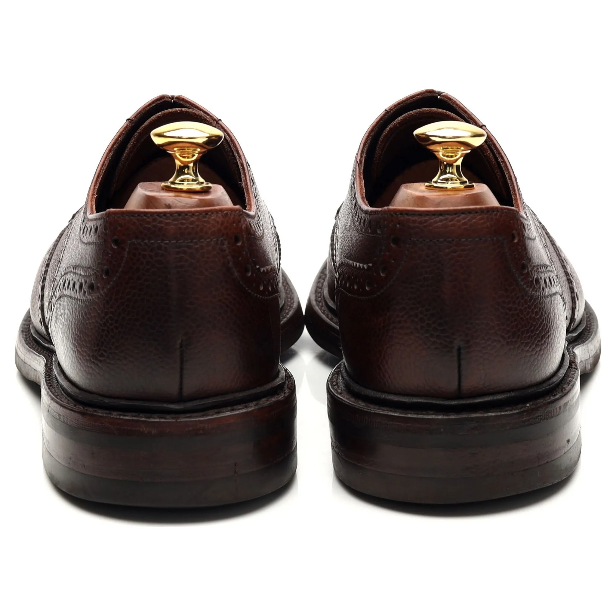 1880 'Badminton 2' Dark Brown Leather Derby Brogues UK 8.5 G