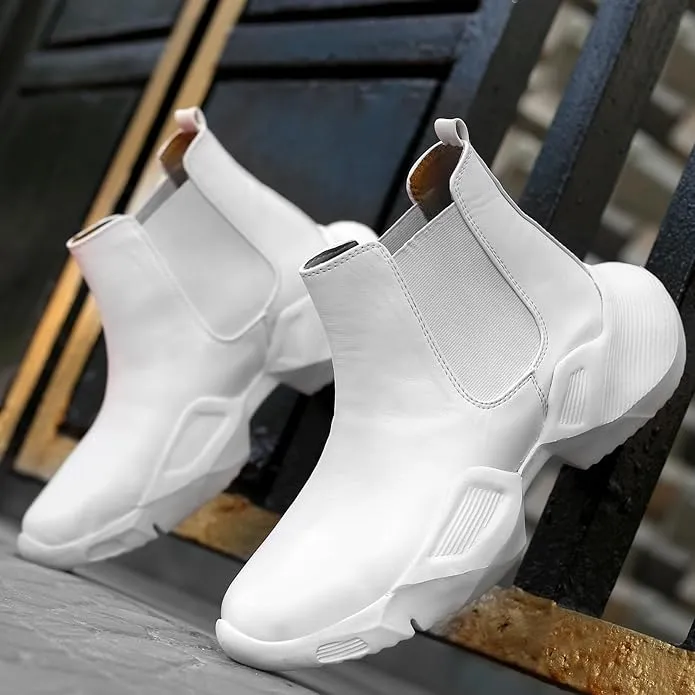 3 Inch Hidden Height Increasing/Elevator Casual Lace-up Outdoor Sneaker Boot-JonasParamount