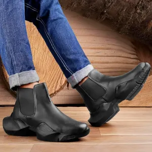 3 Inch Hidden Height Increasing/Elevator Casual Lace-up Outdoor Sneaker Boot-JonasParamount