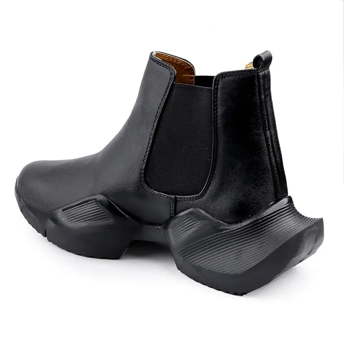 3 Inch Hidden Height Increasing/Elevator Casual Lace-up Outdoor Sneaker Boot-JonasParamount