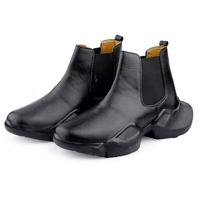 3 Inch Hidden Height Increasing/Elevator Casual Lace-up Outdoor Sneaker Boot-JonasParamount