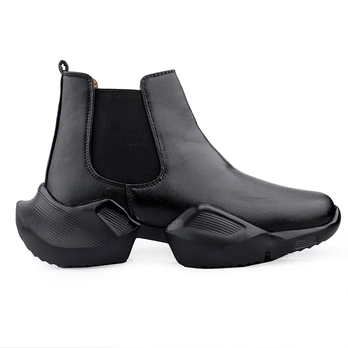 3 Inch Hidden Height Increasing/Elevator Casual Lace-up Outdoor Sneaker Boot-JonasParamount