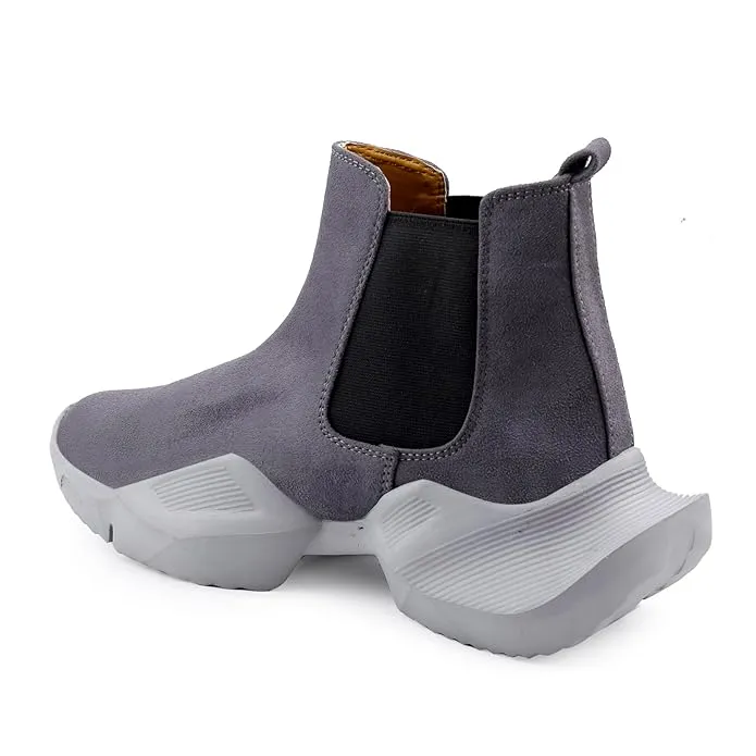 3 Inch Hidden Height Increasing/Elevator Suede Material New Casual Chelsea-JonasParamount