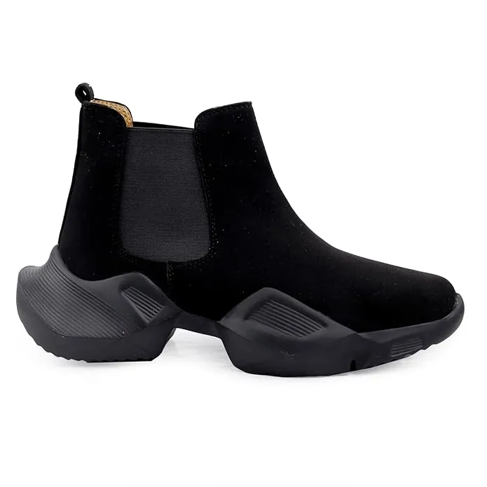 3 Inch Hidden Height Increasing/Elevator Suede Material New Casual Chelsea-JonasParamount