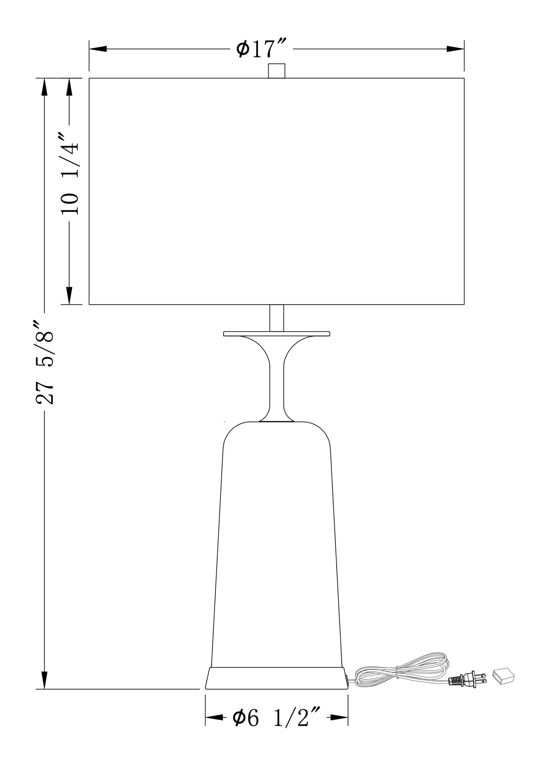 4552-Fletcher Table Lamp