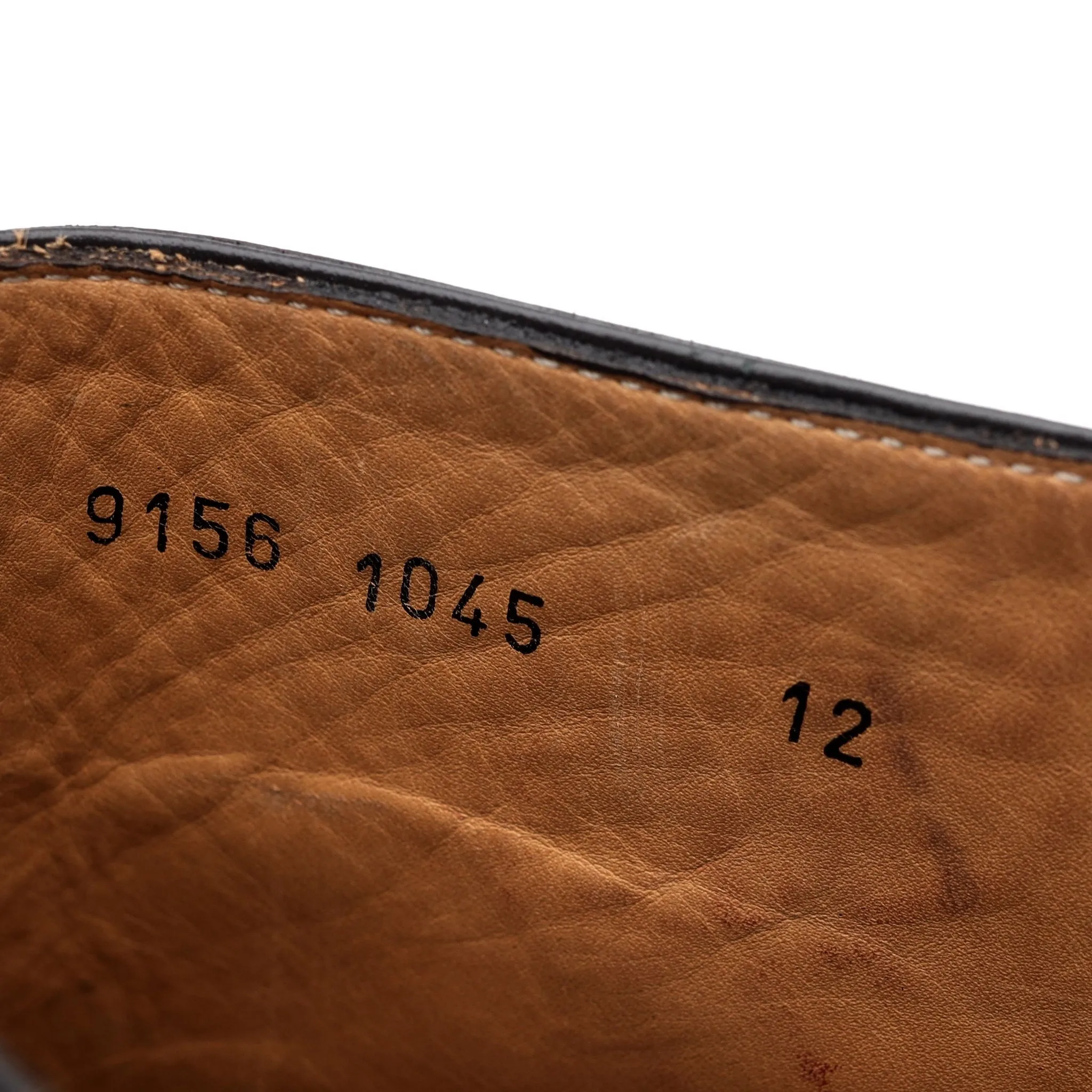 '9156' Burgundy Leather Field Boots UK 12 E