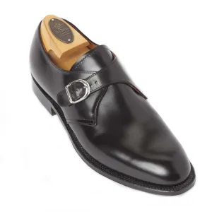955 - Monk Strap in Black Calfskin