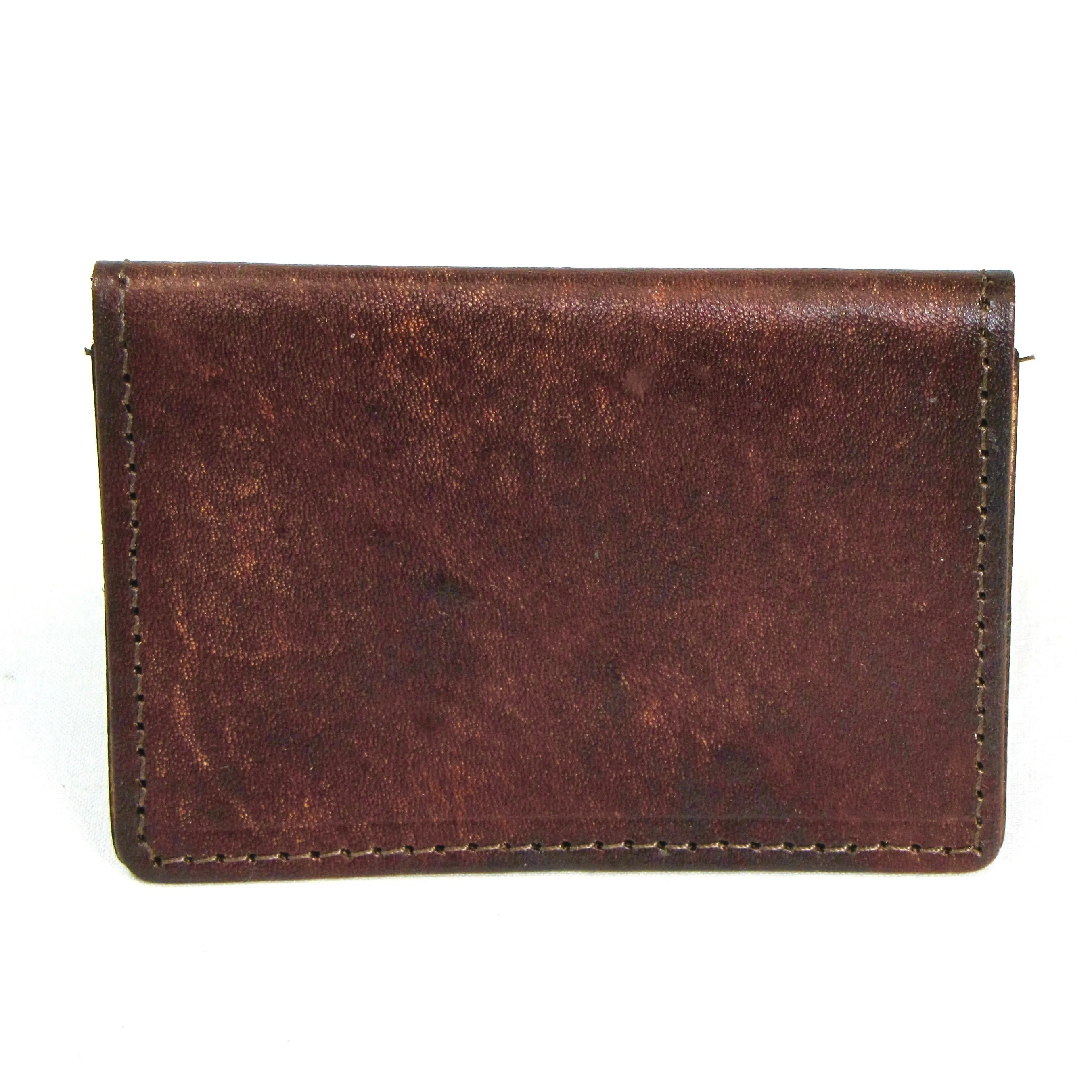 AC303-46  Antique Finish Card Case - Plain