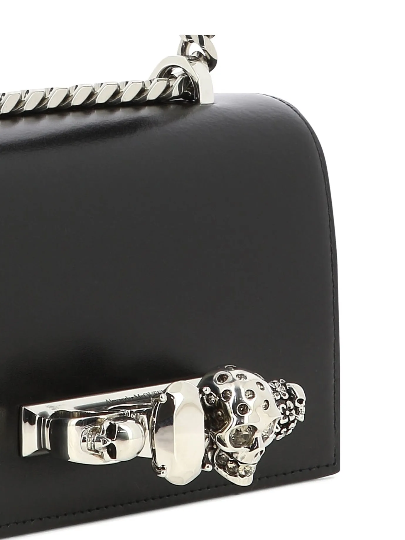 Alexander Mc Queen "The Biker Mini Jewelled" Crossbody Bag
