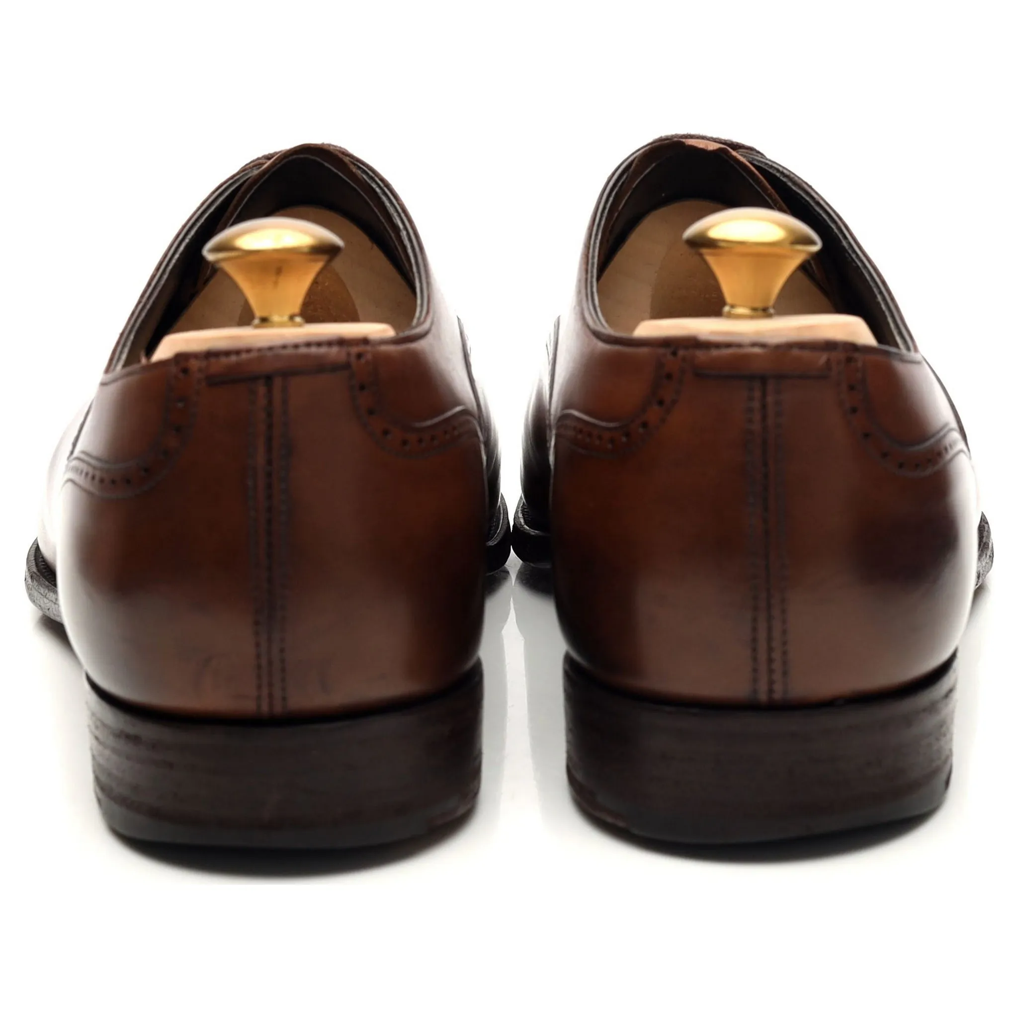 'Andrew' Brown Leather Oxford Brogue UK 9.5 F