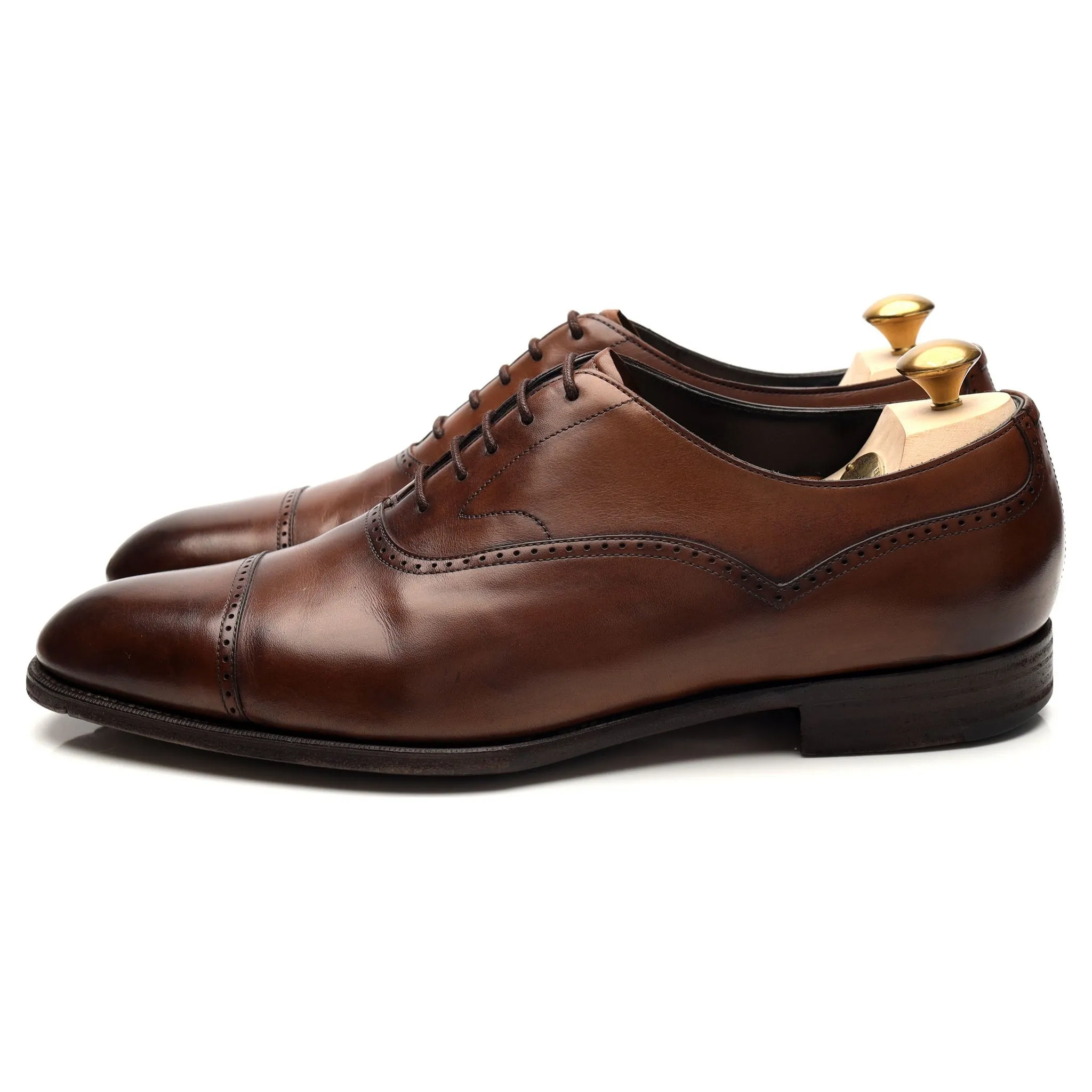 'Andrew' Brown Leather Oxford Brogue UK 9.5 F