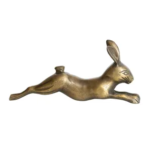 Antique Finish Brass Rabbit