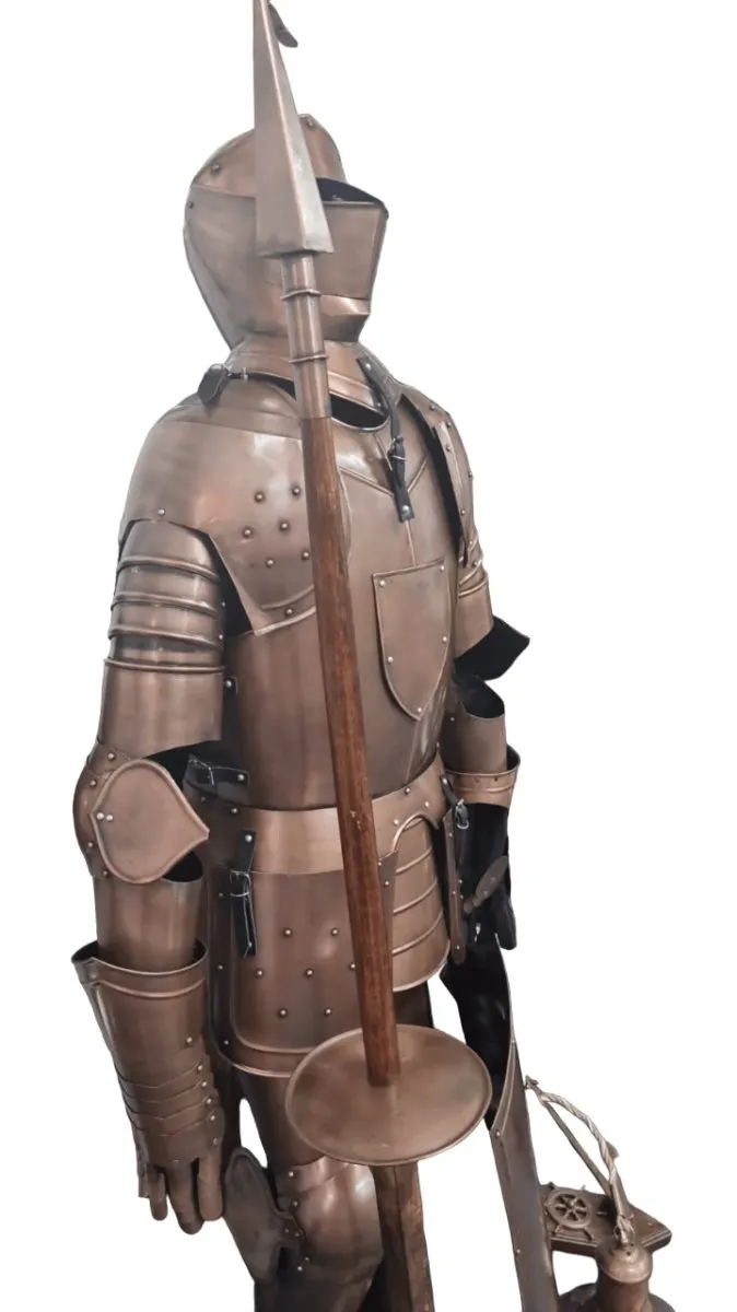 Antique Finish Crusader Knight Armour Set