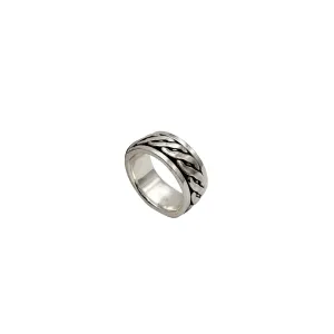 Antique-Finish Cuban Band (Silver)