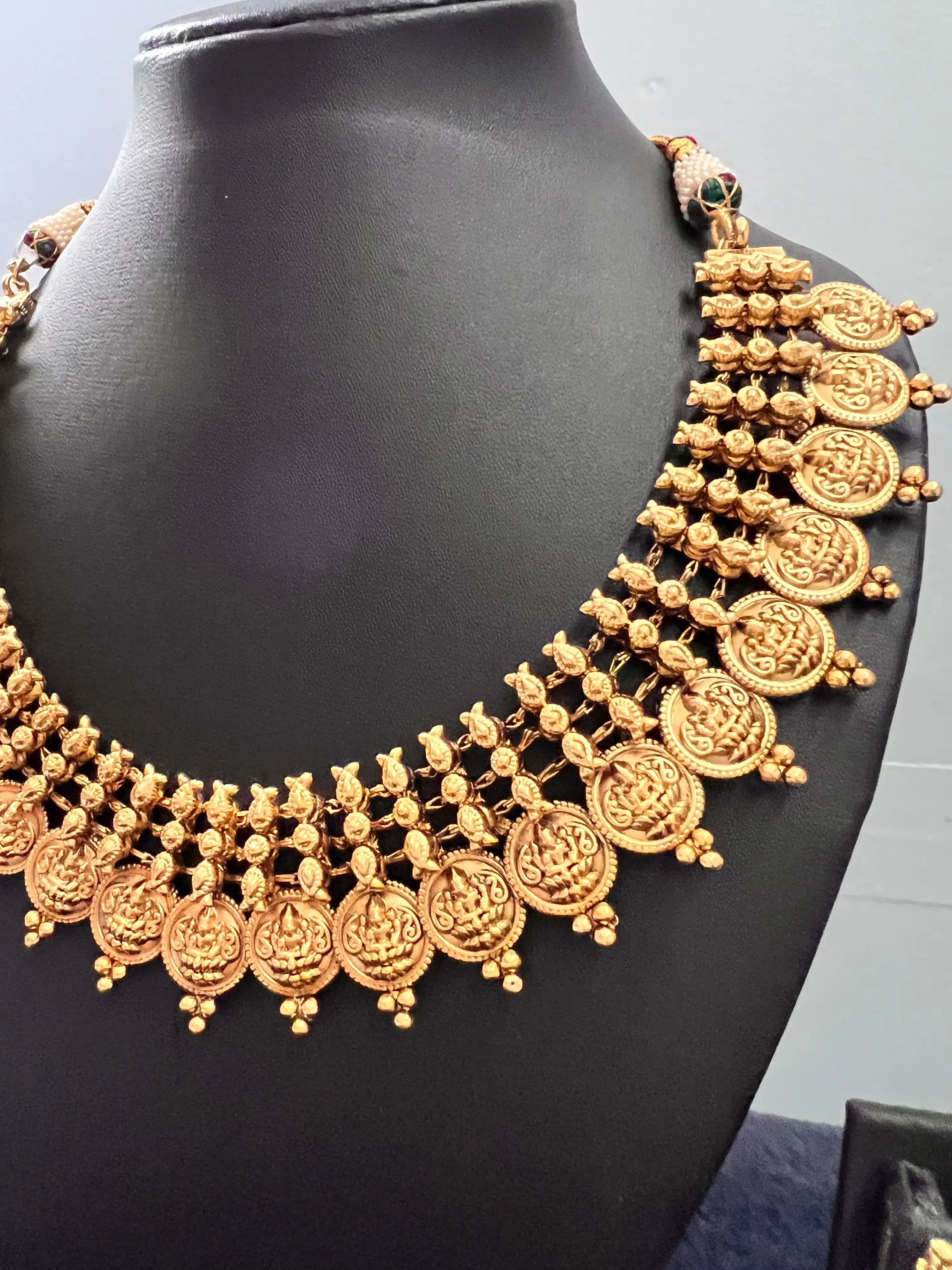 Antique Lakshmi Kasu Necklace