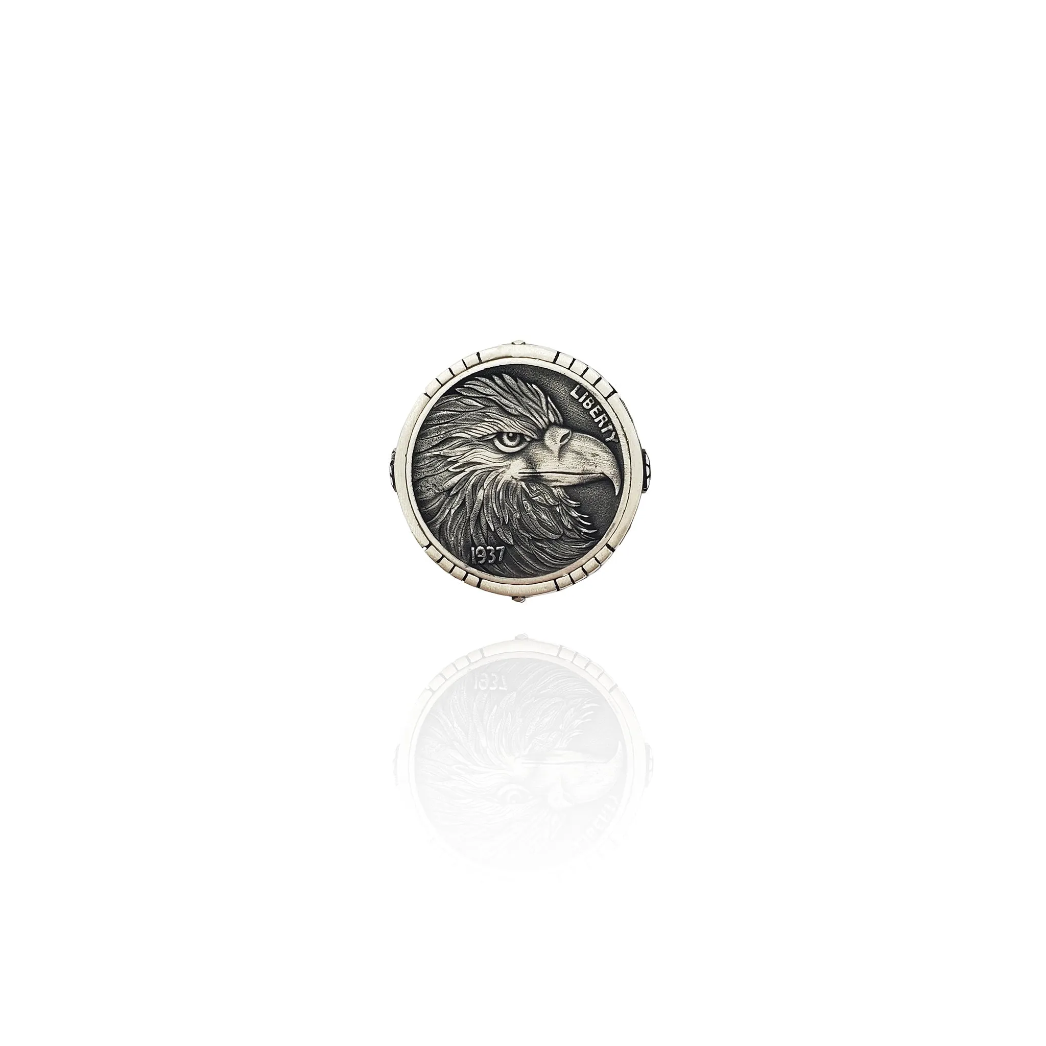 Antique Liberty Eagle Ring (Silver)