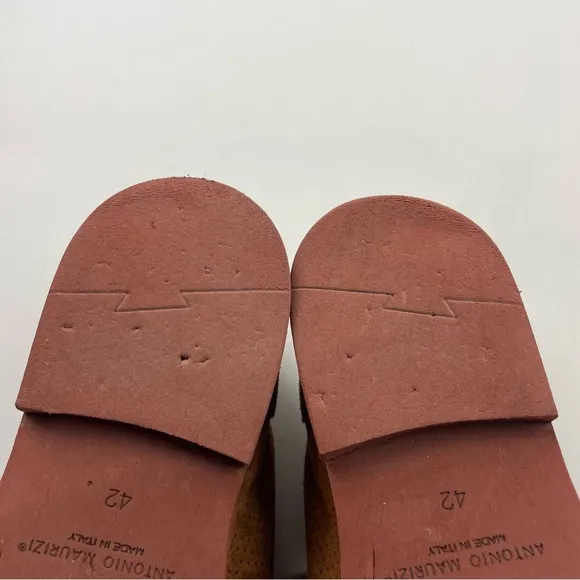 Antonio Maurizi '6803' Derby Brown Suede Mens 9 US 42 Euro MSRP $475