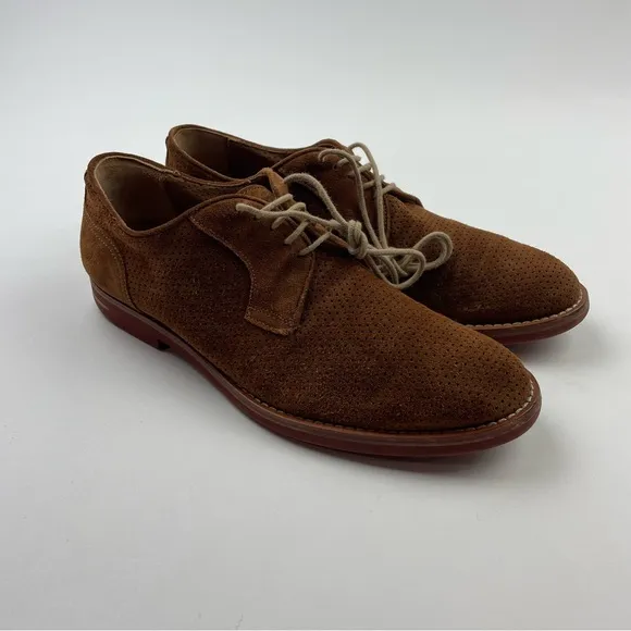 Antonio Maurizi '6803' Derby Brown Suede Mens 9 US 42 Euro MSRP $475