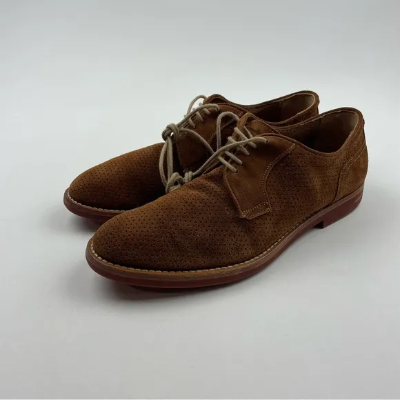 Antonio Maurizi '6803' Derby Brown Suede Mens 9 US 42 Euro MSRP $475