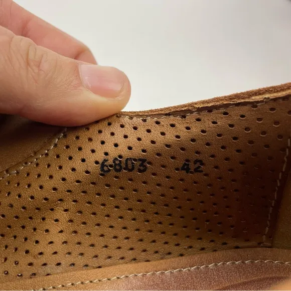 Antonio Maurizi '6803' Derby Brown Suede Mens 9 US 42 Euro MSRP $475