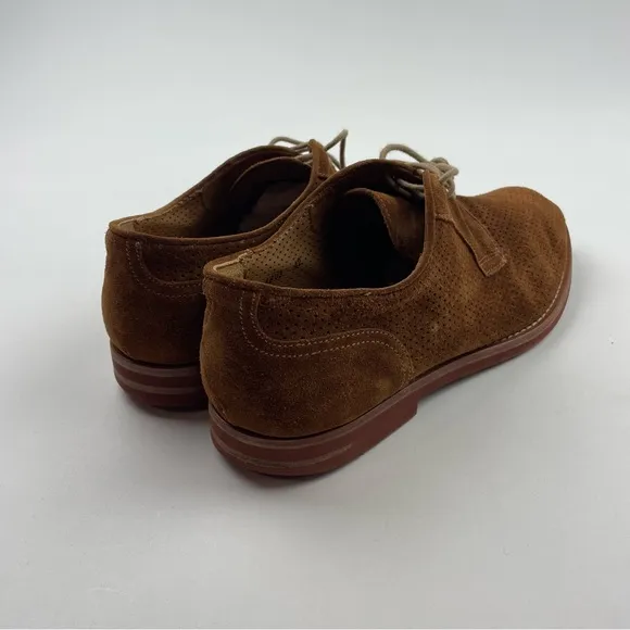 Antonio Maurizi '6803' Derby Brown Suede Mens 9 US 42 Euro MSRP $475