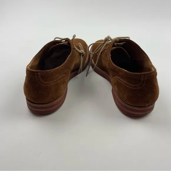 Antonio Maurizi '6803' Derby Brown Suede Mens 9 US 42 Euro MSRP $475