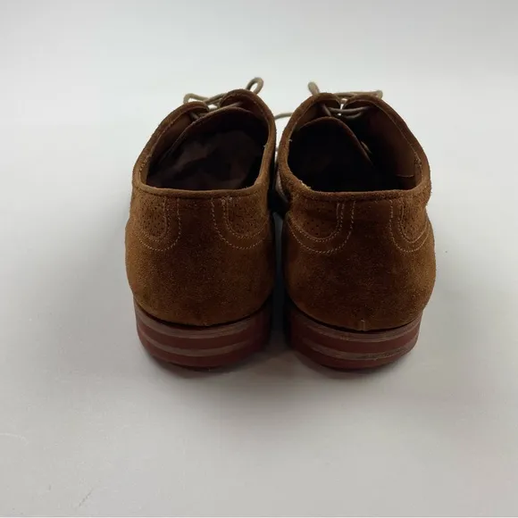 Antonio Maurizi '6803' Derby Brown Suede Mens 9 US 42 Euro MSRP $475