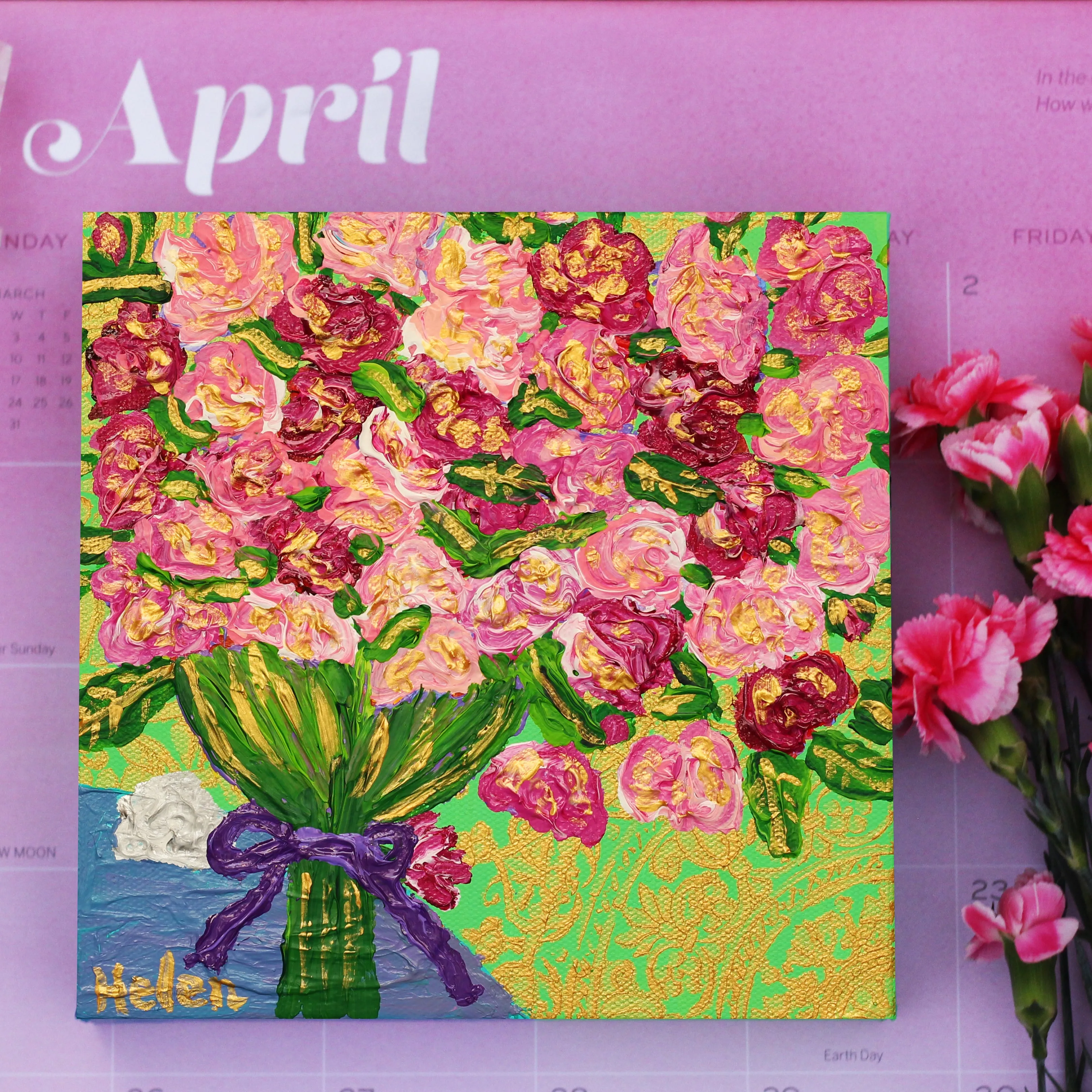 April Sweet Pea & Diamond