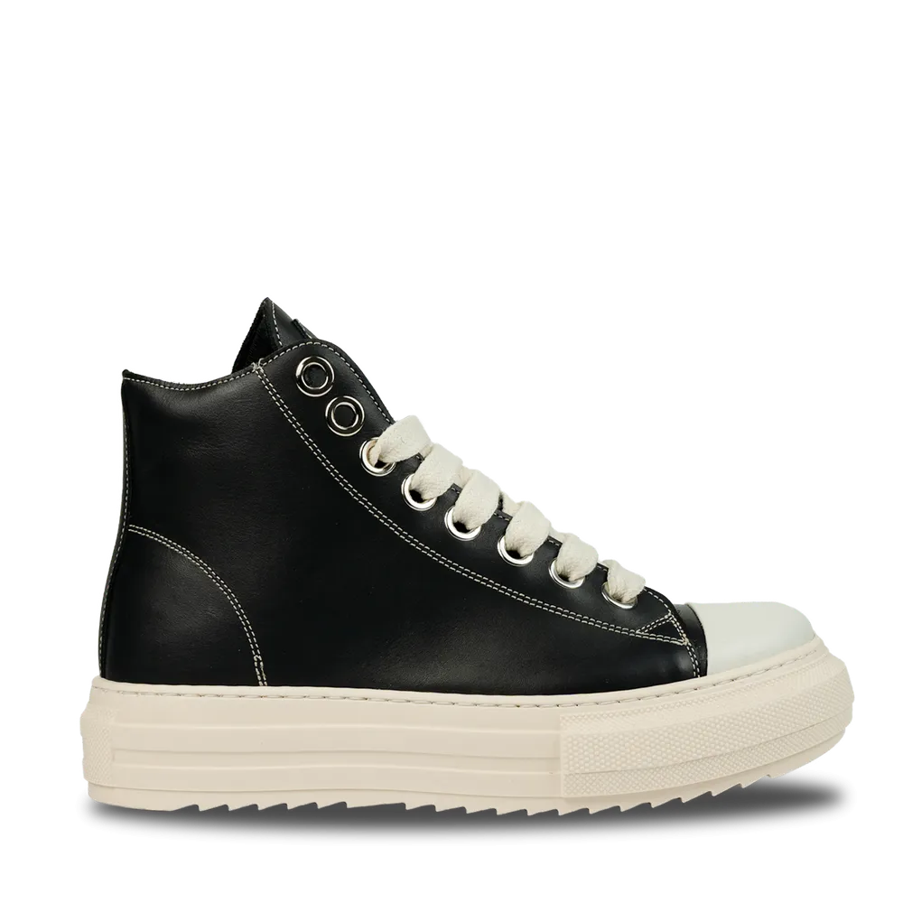 ATLANTE HIGH – Black Leather