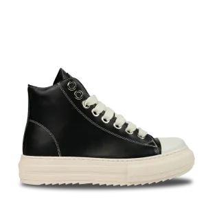 ATLANTE HIGH – Black Leather