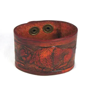 AW2-BU  Antique Finish Wristband- Buffalo
