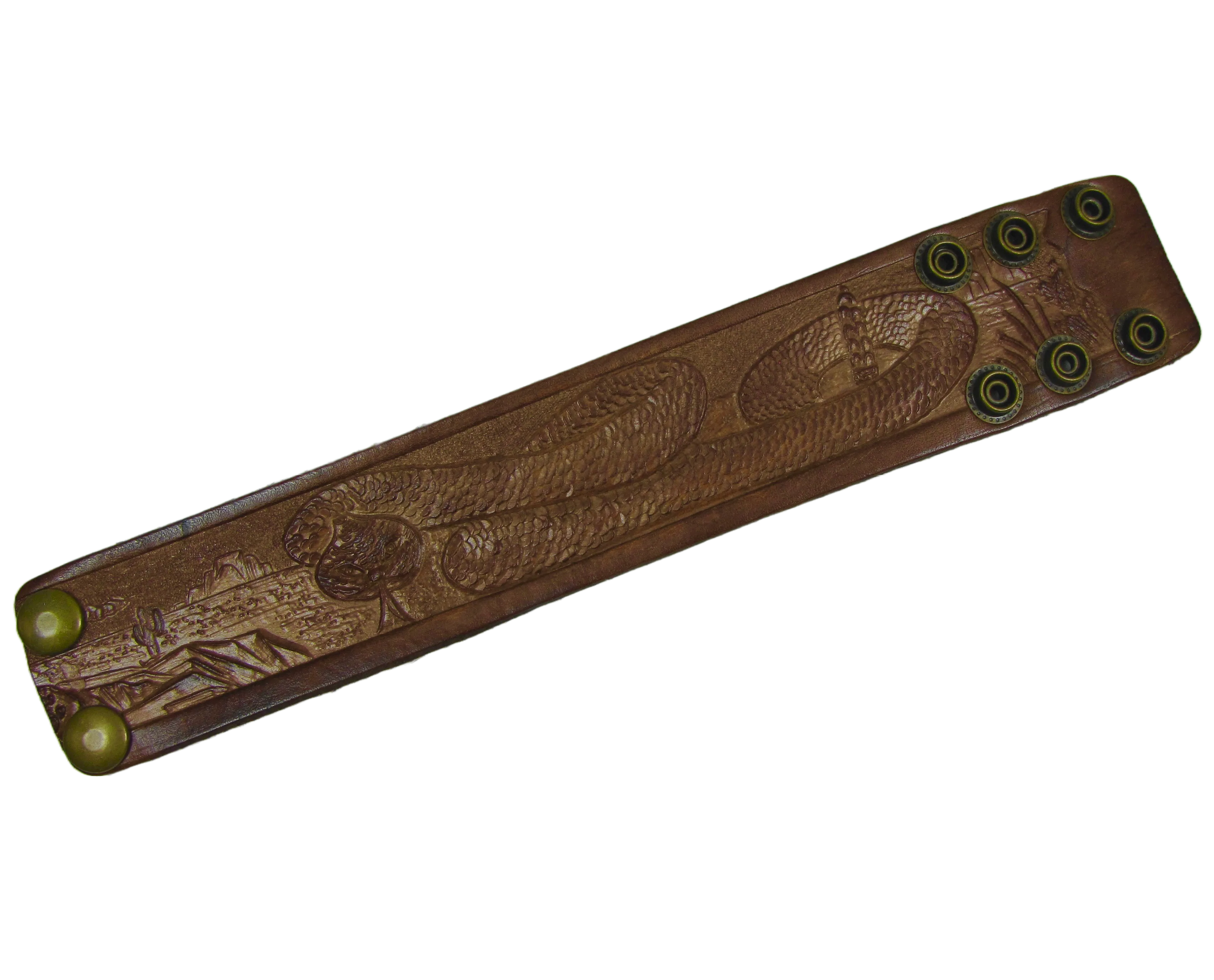 AW2-SN Antique Finish Wristband - Snake