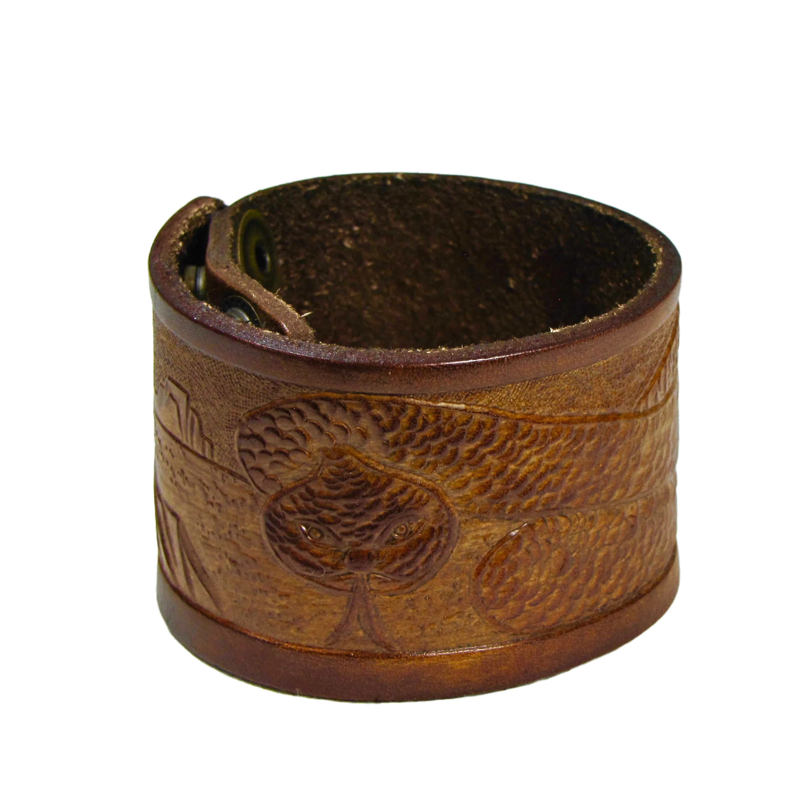 AW2-SN Antique Finish Wristband - Snake