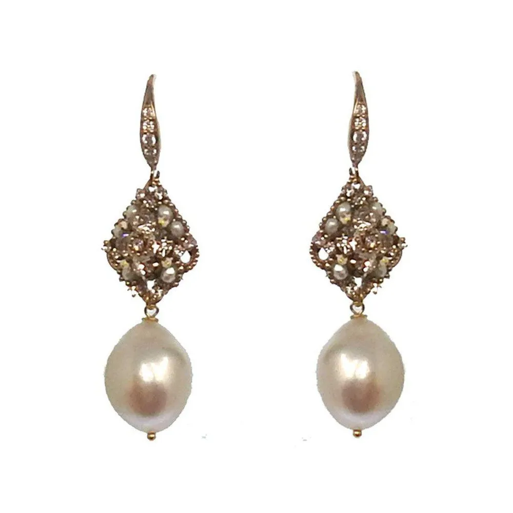 Baroque Pearl Drop Earrings