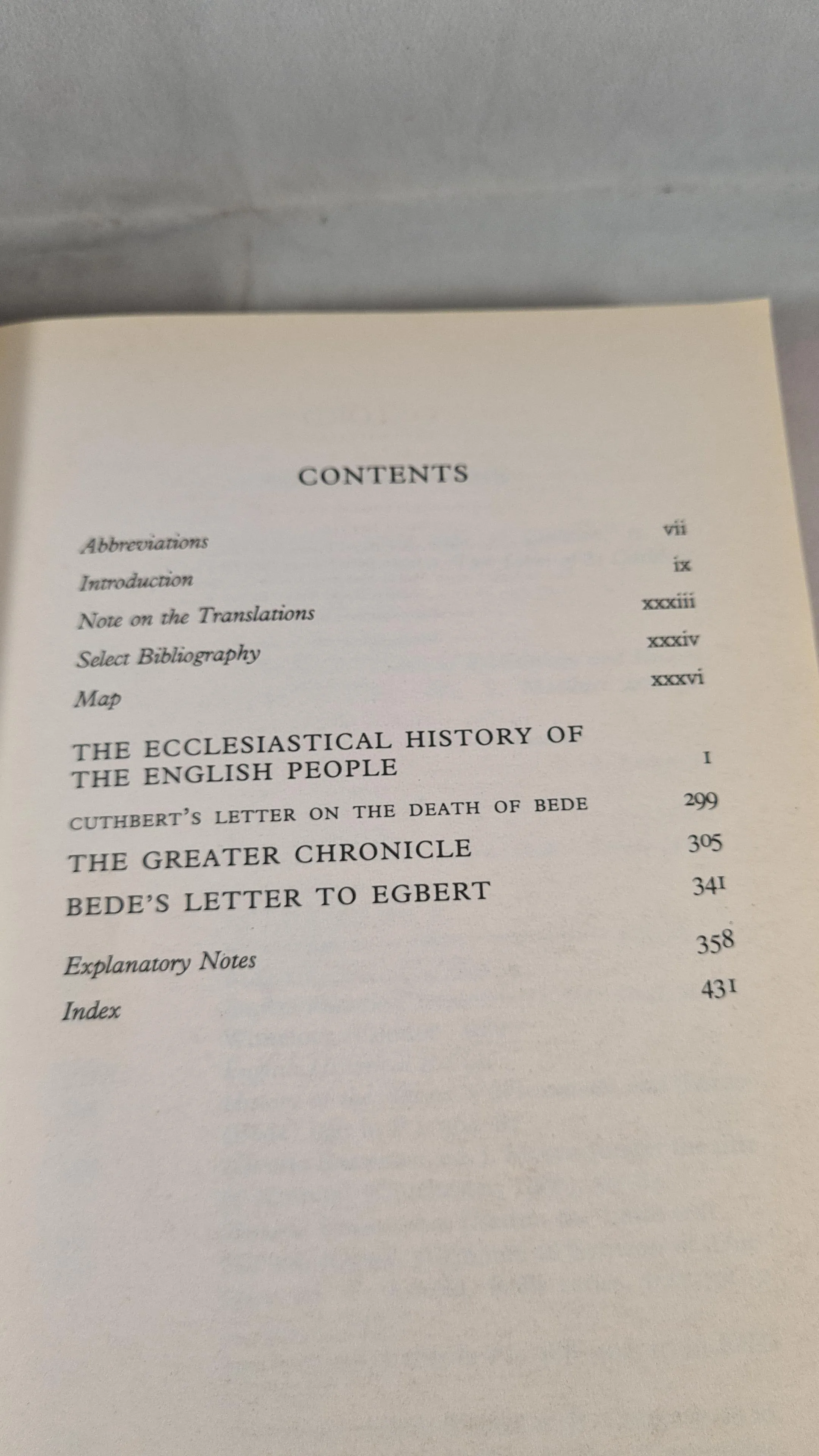 Bede The Ecclesiastical History of The English People, Oxford, 1999, Paperbacks