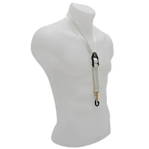 BG Standard Neck Strap Alto Tenor White Coated Metal Hook