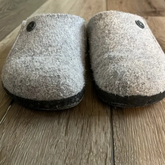Birkenstock Zermatt Shearling Slipper Shoes Gray Kids