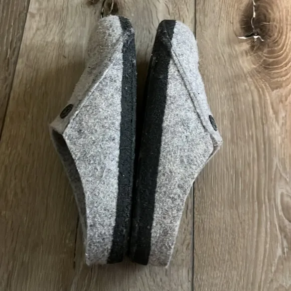 Birkenstock Zermatt Shearling Slipper Shoes Gray Kids