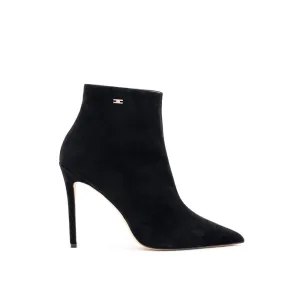 Black Suede Leather Boot